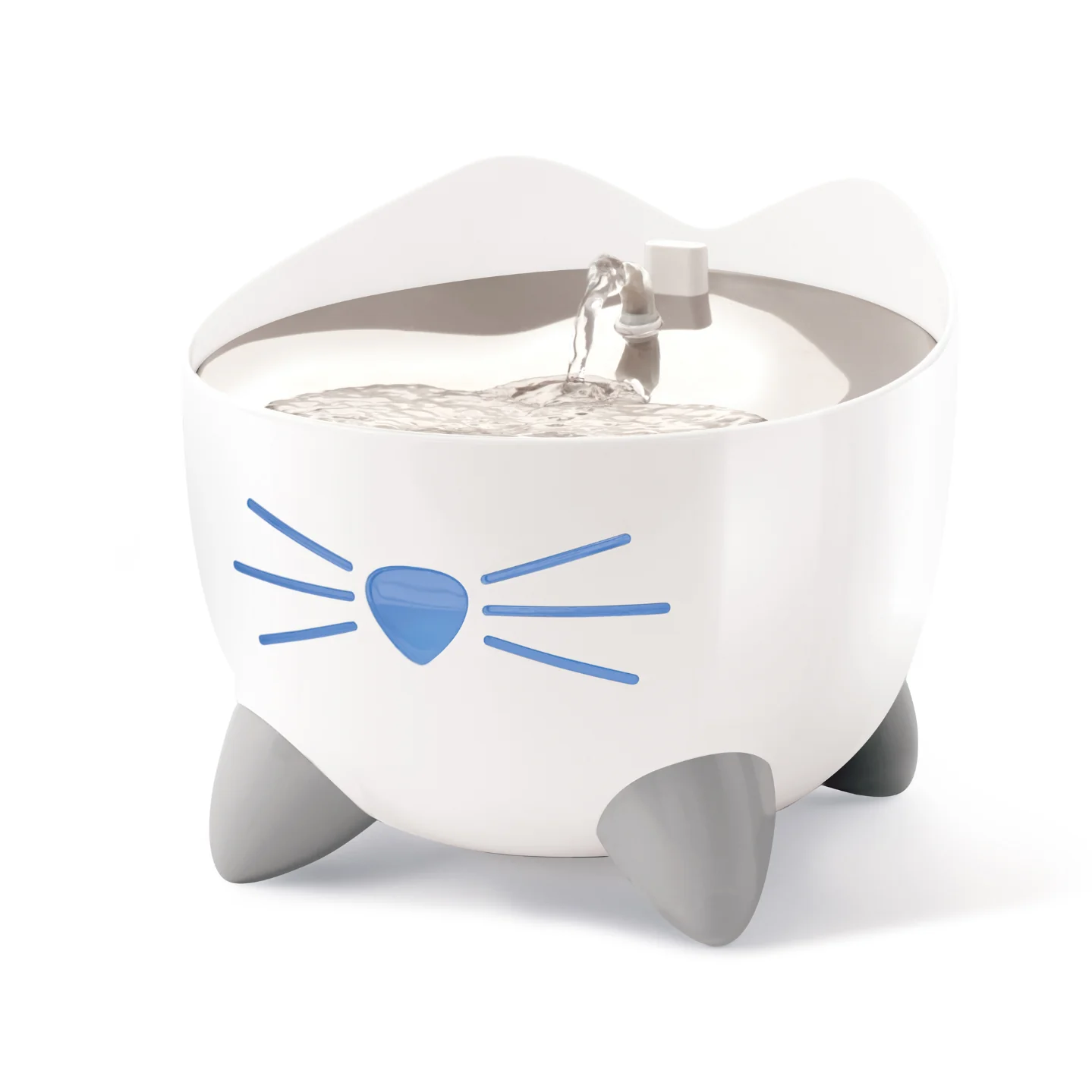 Abreuvoir intelligent Catit Pixi avec dessus en acier inoxydable. 2.5 Litres.
